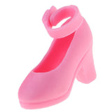 Maxbell 1/6 Doll Plastic High Heels Shoes For Blythe Licca Doll Clothing Accs Pink - Aladdin Shoppers