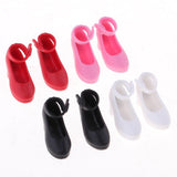 Maxbell 4 Pairs 1/6 Doll Plastic High Heels Shoes For Blythe Licca Doll Clothing - Aladdin Shoppers