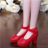 Maxbell 4 Pairs 1/6 Doll Plastic High Heels Shoes For Blythe Licca Doll Clothing - Aladdin Shoppers