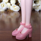 Maxbell 4 Pairs 1/6 Doll Plastic High Heels Shoes For Blythe Licca Doll Clothing - Aladdin Shoppers