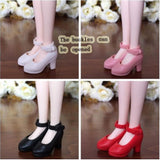 Maxbell 4 Pairs 1/6 Doll Plastic High Heels Shoes For Blythe Licca Doll Clothing - Aladdin Shoppers