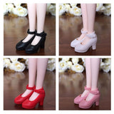 Maxbell 4 Pairs 1/6 Doll Plastic High Heels Shoes For Blythe Licca Doll Clothing - Aladdin Shoppers