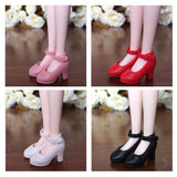 Maxbell 4 Pairs 1/6 Doll Plastic High Heels Shoes For Blythe Licca Doll Clothing - Aladdin Shoppers