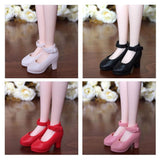 Maxbell 4 Pairs 1/6 Doll Plastic High Heels Shoes For Blythe Licca Doll Clothing - Aladdin Shoppers