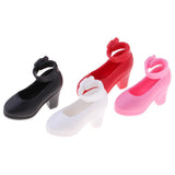 Maxbell 4 Pairs 1/6 Doll Plastic High Heels Shoes For Blythe Licca Doll Clothing - Aladdin Shoppers