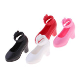 Maxbell 4 Pairs 1/6 Doll Plastic High Heels Shoes For Blythe Licca Doll Clothing - Aladdin Shoppers