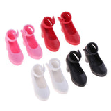Maxbell 4 Pairs 1/6 Doll Plastic High Heels Shoes For Blythe Licca Doll Clothing - Aladdin Shoppers