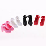 Maxbell 4 Pairs 1/6 Doll Plastic High Heels Shoes For Blythe Licca Doll Clothing - Aladdin Shoppers
