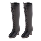 Maxbell Fashion Plastic Boots Rainshoes Shoes for 12inch Blythe Takara for DOD Dollfie 1/6 BJD Doll Outfit Black - Aladdin Shoppers