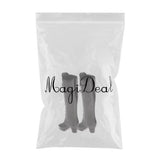 Maxbell Fashion Plastic Boots Rainshoes Shoes for 12inch Blythe Takara for DOD Dollfie 1/6 BJD Doll Outfit Black - Aladdin Shoppers