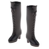 Maxbell Fashion Plastic Boots Rainshoes Shoes for 12inch Blythe Takara for DOD Dollfie 1/6 BJD Doll Outfit Black - Aladdin Shoppers