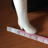 Maxbell 1/6 Smart BJD Dolls Shoes Black White Boots for Momoko for Blythe Takara for LUTS DOD SD DD Clothing Accessory - Aladdin Shoppers