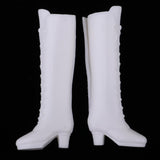 Maxbell 1/6 Smart BJD Dolls Shoes Black White Boots for Momoko for Blythe Takara for LUTS DOD SD DD Clothing Accessory - Aladdin Shoppers