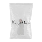 Maxbell 1/6 BJD Male Doll Head Sculpt with White Long Hair Wig DIY Replacement Boy Action Figures Makeup Face - Aladdin Shoppers