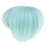 Maxbell 1/4 BJD Dolls DIY Mint Green Bob Wig High-temperature Wire Hair for Dollfie DOD SD DD Supplies Accessories - Aladdin Shoppers