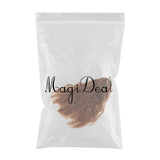Maxbell Hair Wig Centre Parting Hair Accessories for BJD MSD DOD Dollfie Doll Not for Human Brown - Aladdin Shoppers