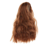 Maxbell Hair Wig Centre Parting Hair Accessories for BJD MSD DOD Dollfie Doll Not for Human Brown - Aladdin Shoppers