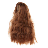 Maxbell Hair Wig Centre Parting Hair Accessories for BJD MSD DOD Dollfie Doll Not for Human Brown - Aladdin Shoppers