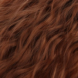 Maxbell Hair Wig Centre Parting Hair Accessories for BJD MSD DOD Dollfie Doll Not for Human Brown - Aladdin Shoppers