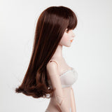 Maxbell Hair Wig Centre Parting Hair Accessories for 1/4 BJD for MSD for DOD for Dollfie Doll not for Human Coffee - Aladdin Shoppers