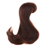Maxbell Hair Wig Centre Parting Hair Accessories for 1/4 BJD for MSD for DOD for Dollfie Doll not for Human Coffee - Aladdin Shoppers