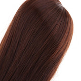 Maxbell Hair Wig Centre Parting Hair Accessories for 1/4 BJD for MSD for DOD for Dollfie Doll not for Human Coffee - Aladdin Shoppers