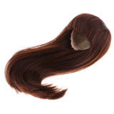Maxbell Hair Wig Centre Parting Hair Accessories for 1/4 BJD for MSD for DOD for Dollfie Doll not for Human Coffee - Aladdin Shoppers