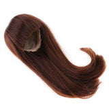 Maxbell Hair Wig Centre Parting Hair Accessories for 1/4 BJD for MSD for DOD for Dollfie Doll not for Human Coffee - Aladdin Shoppers