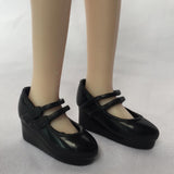 Maxbell Black Fashion Plastic Single Shoes for 12inch Blythe Takara for DOD Dollfie 1/6 BJD Doll Outfit - Aladdin Shoppers