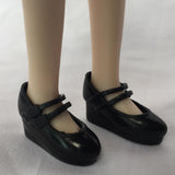 Maxbell Black Fashion Plastic Single Shoes for 12inch Blythe Takara for DOD Dollfie 1/6 BJD Doll Outfit - Aladdin Shoppers