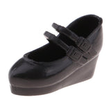 Maxbell Black Fashion Plastic Single Shoes for 12inch Blythe Takara for DOD Dollfie 1/6 BJD Doll Outfit - Aladdin Shoppers