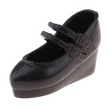 Maxbell Black Fashion Plastic Single Shoes for 12inch Blythe Takara for DOD Dollfie 1/6 BJD Doll Outfit - Aladdin Shoppers