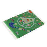 Maxbell 12th Floor Covering Cartoon Yard Figures Printed Rug Embroidery Cloth Mat for Dolls House Living Room Bedroom Decor - Aladdin Shoppers