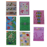 Maxbell 12th Floor Covering Animals Printed Rug Embroidery Cloth Mat for Dolls House Living Room Bedroom Decor - Aladdin Shoppers