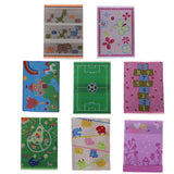 Maxbell 12th Floor Covering Animals Printed Rug Embroidery Cloth Mat for Dolls House Living Room Bedroom Decor - Aladdin Shoppers