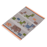 Maxbell 12th Floor Covering Animals Printed Rug Embroidery Cloth Mat for Dolls House Living Room Bedroom Decor - Aladdin Shoppers