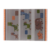 Maxbell 12th Floor Covering Animals Printed Rug Embroidery Cloth Mat for Dolls House Living Room Bedroom Decor - Aladdin Shoppers