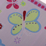 Maxbell 12th Floor Covering Flower Printed Rug Embroidery Cloth Mat for Dolls House Living Room Bedroom Decor - Aladdin Shoppers