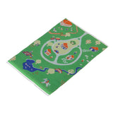 Maxbell 1/12 Fashion People Home Figures Printed Carpet Area Rug for Dolls House Sitting Room Garden Life Scenes Decor - Aladdin Shoppers