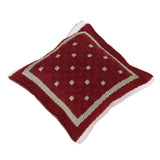Maxbell 1/12 Scale Red Woven Pillow Cushion for Dolls House Sofa Couch Chair Bed Accessories