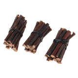 Maxbell Maxbell 3 Sets Handcrafts 1/12 Scale Firewood Wooden Sticks Dollhouse Accessory Kids Pretend Play Toy