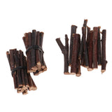 Maxbell 3 Sets Handcrafts 1/12 Scale Firewood Wooden Sticks Dollhouse Accessory Kids Pretend Play Toy - Aladdin Shoppers