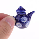 15 Pieces 1/12 Dollhouse Miniature Dining Ware Porcelain Dish Cup Plate Coffe Tea Set - Aladdin Shoppers