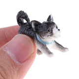 6Pcs 1/12 Dollhouse Crafts Animal Figurines Miniature Dog Puppy Figures Pet Resin Craftwork Birthday Gift Desk Decorations - Aladdin Shoppers