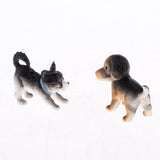 6Pcs 1/12 Dollhouse Crafts Animal Figurines Miniature Dog Puppy Figures Pet Resin Craftwork Birthday Gift Desk Decorations - Aladdin Shoppers