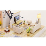 Maxbell DIY Dolls House Kit Wood Miniature with Furniture LED Light Mermaid Tribe - Aladdin Shoppers