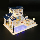 Maxbell DIY Dolls House Kit Wood Miniature with Furniture LED Light Mermaid Tribe - Aladdin Shoppers