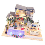 Maxbell DIY Dolls House Kit Wood Miniature with Furniture LED Light Mermaid Tribe - Aladdin Shoppers