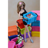 3 PCS Mini Storage Box Candy Color Containing Box DIY Accessories for Kurhn BJD Doll Dollhouse Furniture - Aladdin Shoppers
