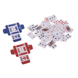 Miniature Full Deck of Playing Cards Poker for 1/6 1/12 Scale Dollhouse Kit Accessory - Aladdin Shoppers